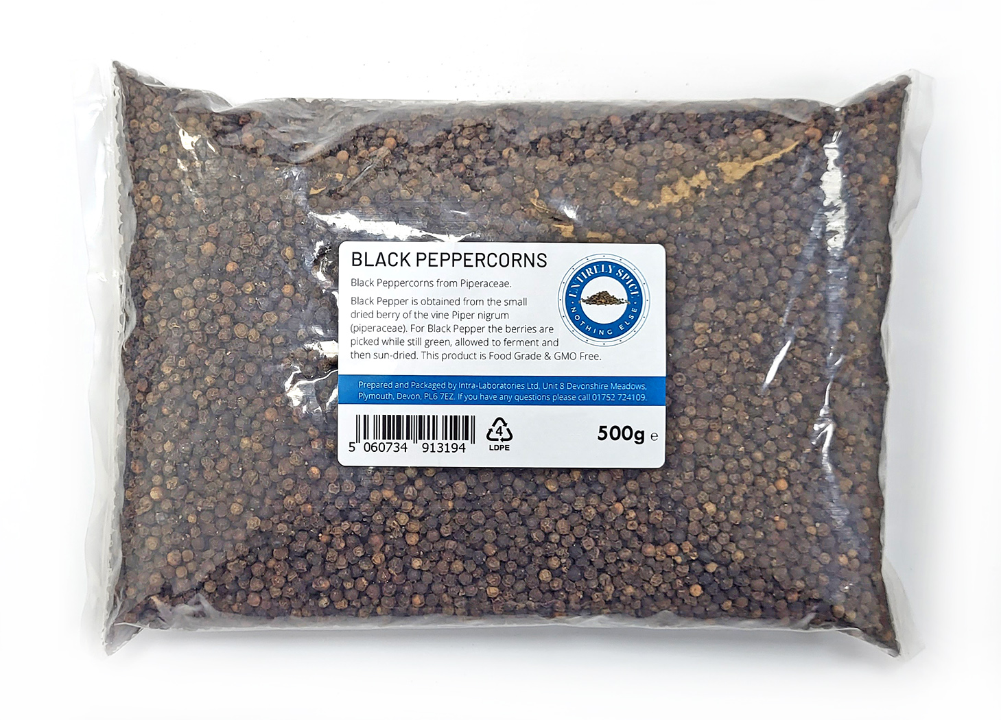 Black Peppercorns 500g